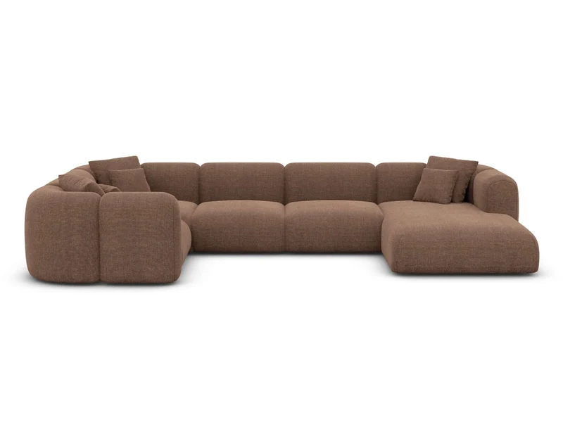 XL Wohnlandschaft Venturia U-Form aus Stoff