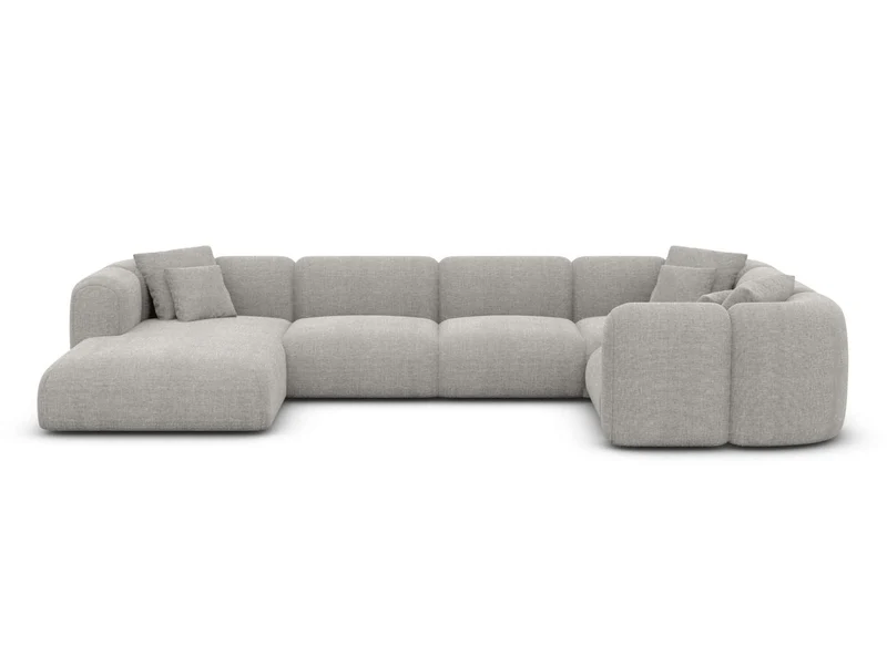 XL Wohnlandschaft Venturia U-Form aus Stoff