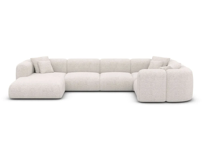 XL Wohnlandschaft Venturia U-Form aus Stoff