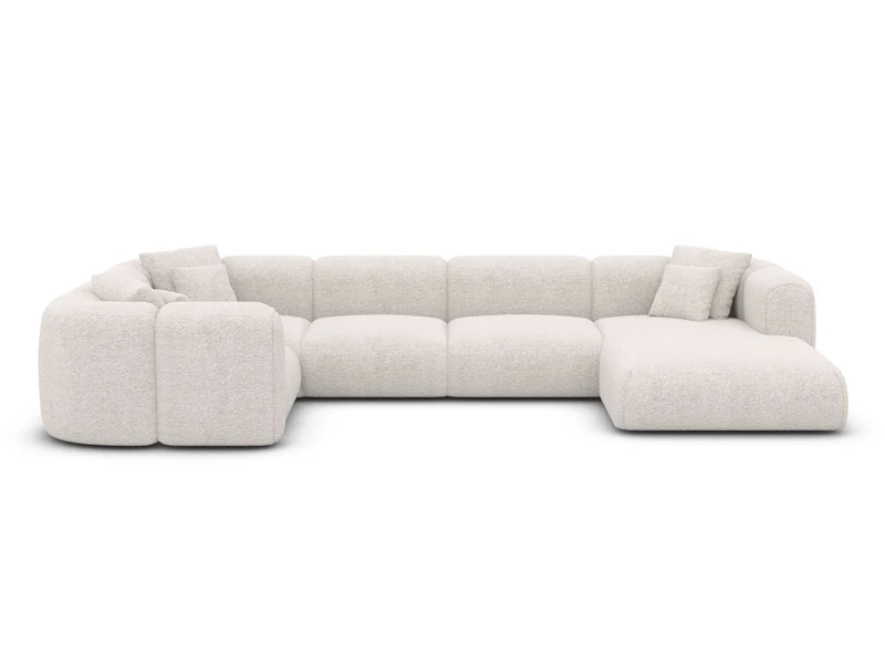 XL Wohnlandschaft Venturia U-Form aus Stoff
