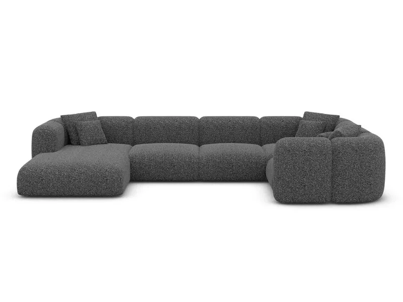 XL Wohnlandschaft Venturia U-Form aus Stoff