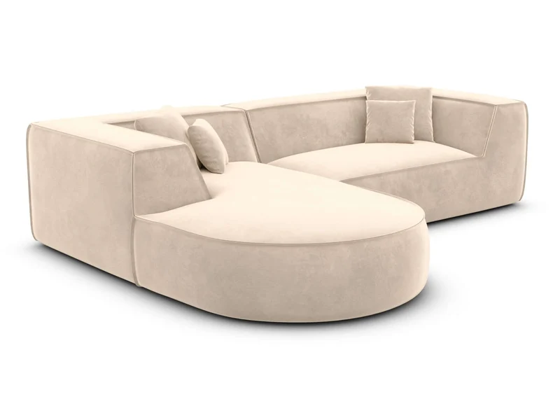 Stoff Ecksofa Monterola L-Form