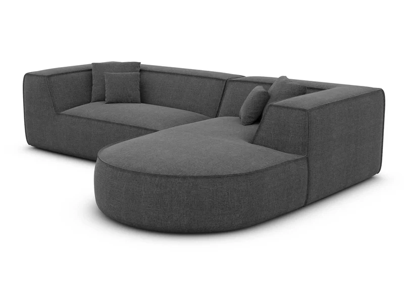 Stoff Ecksofa Monterola L-Form