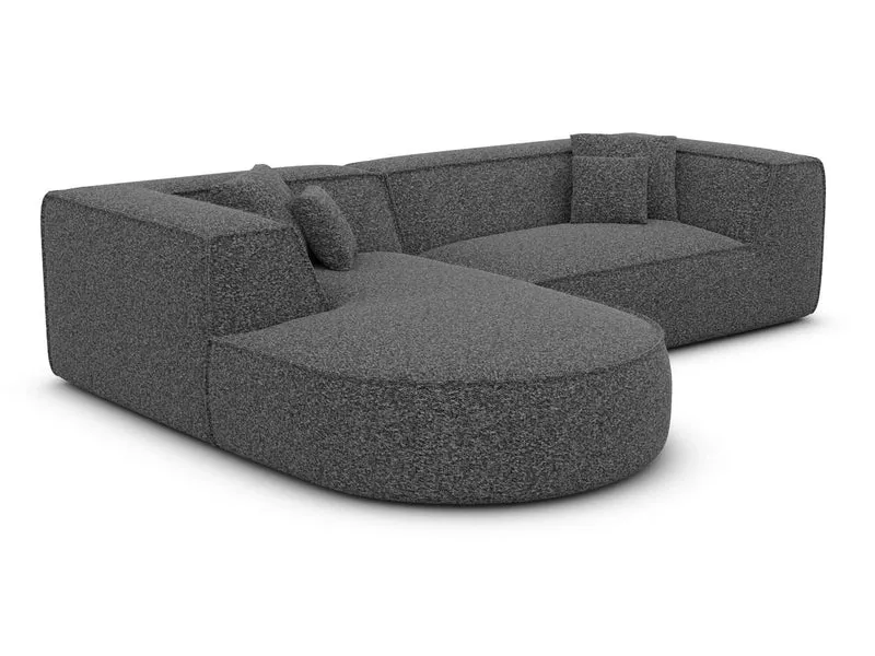 Stoff Ecksofa Monterola L-Form
