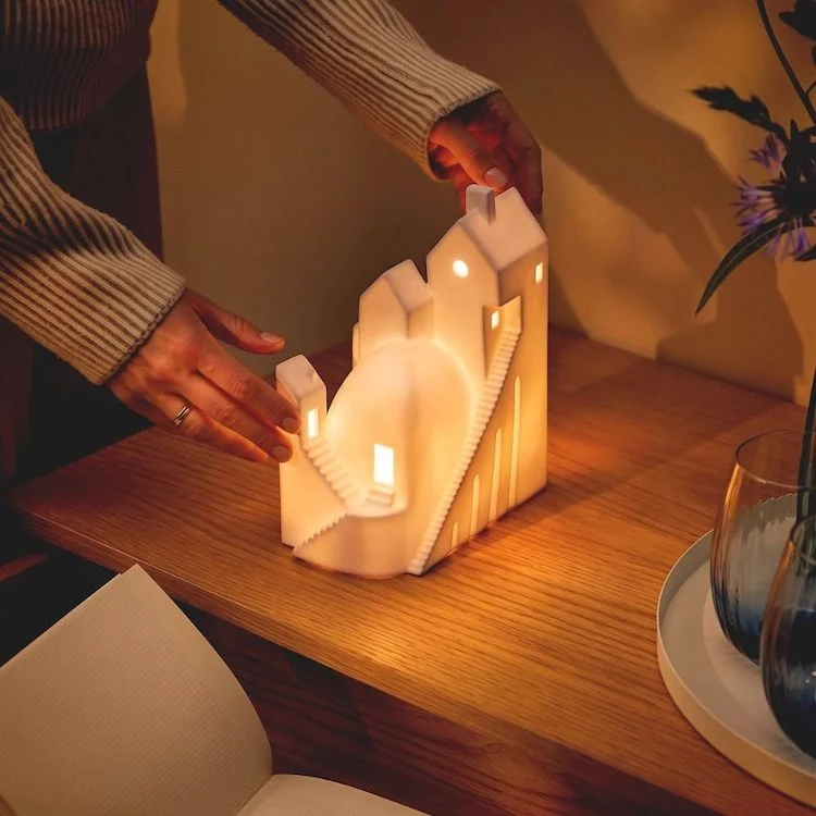 Räder LED Lichthaus Treppenstädtchen