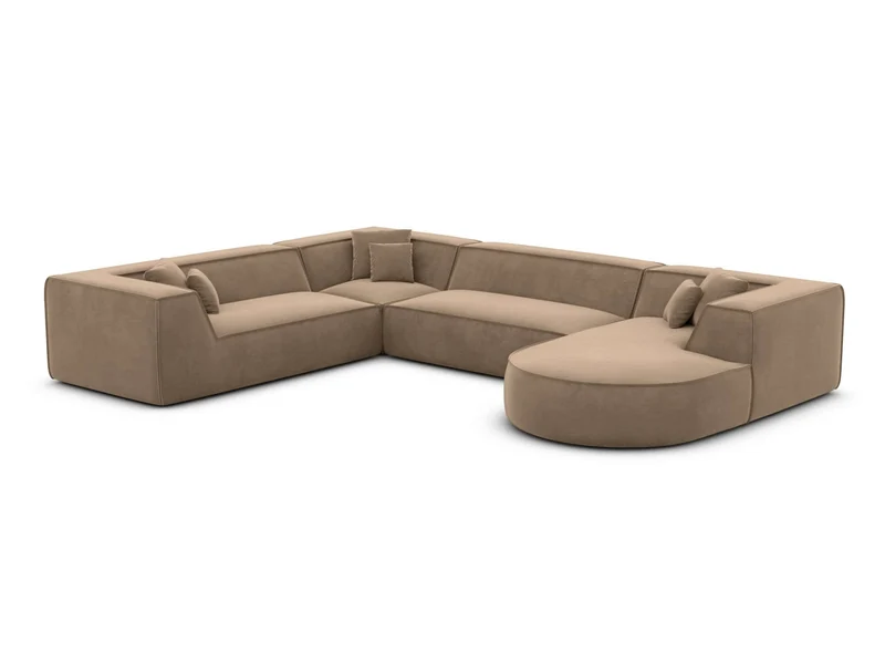 XXL Wohnlandschaft Monterola U-Form aus Stoff
