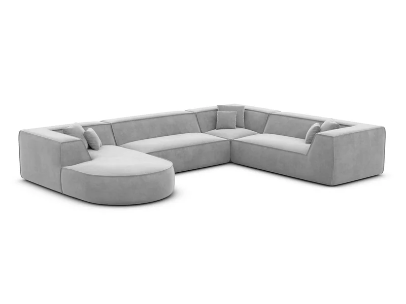XXL Wohnlandschaft Monterola U-Form aus Stoff