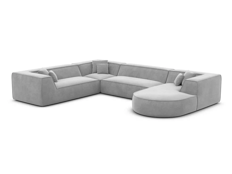 XXL Wohnlandschaft Monterola U-Form aus Stoff