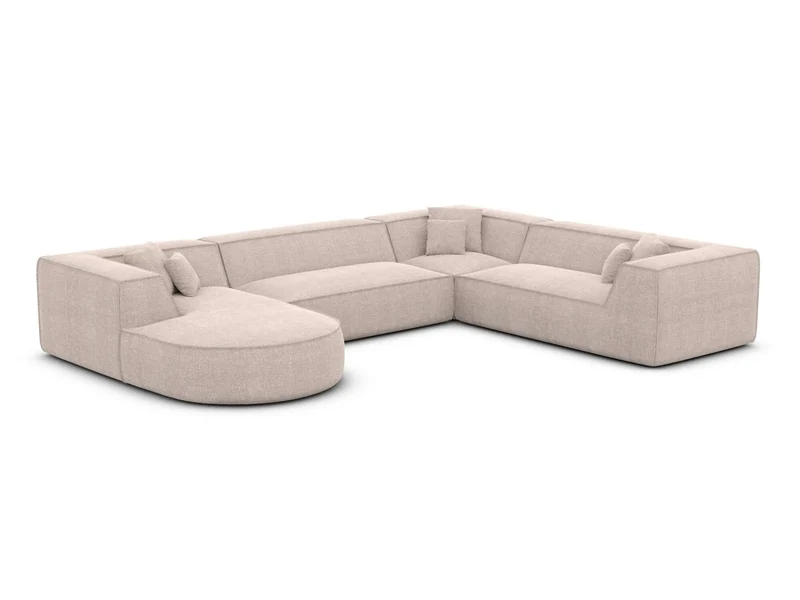 XXL Wohnlandschaft Monterola U-Form aus Stoff