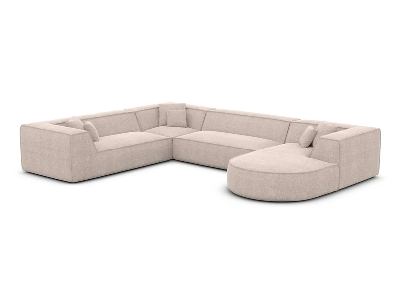 XXL Wohnlandschaft Monterola U-Form aus Stoff