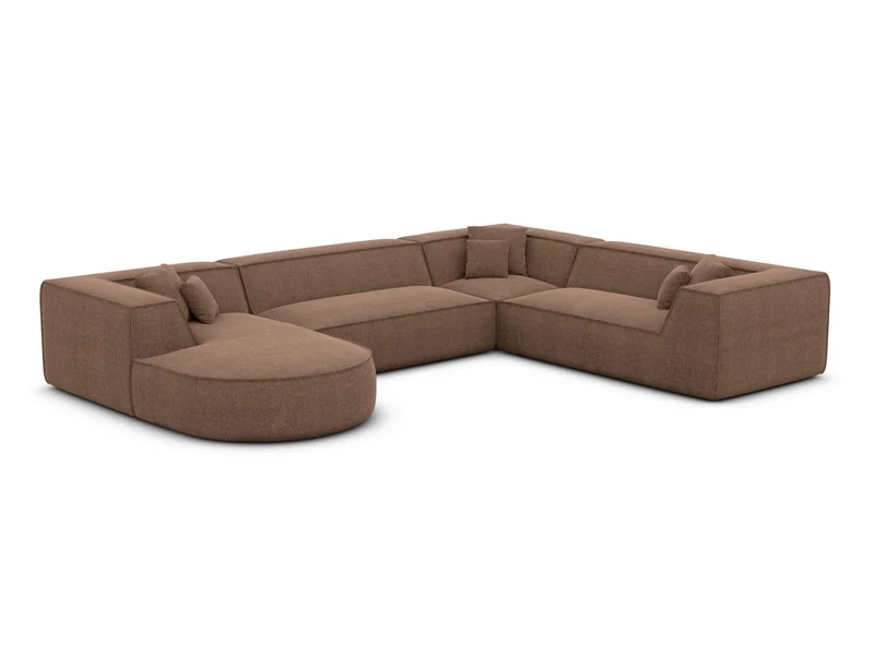 XXL Wohnlandschaft Monterola U-Form aus Stoff