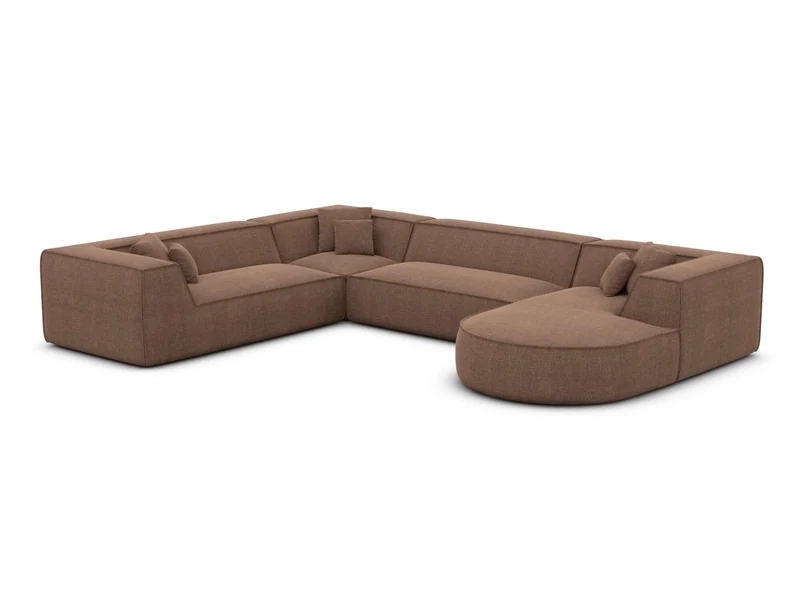 XXL Wohnlandschaft Monterola U-Form aus Stoff