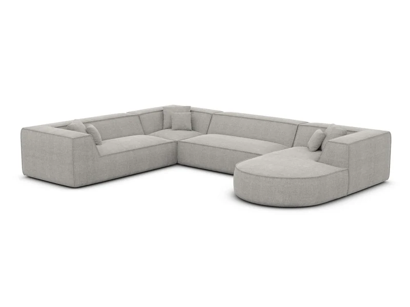 XXL Wohnlandschaft Monterola U-Form aus Stoff