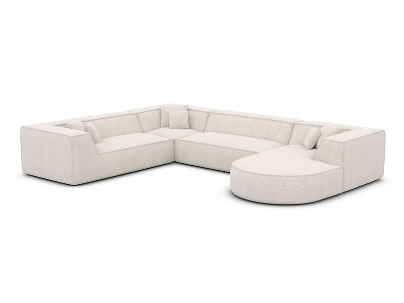 XXL Wohnlandschaft Monterola U-Form aus Stoff