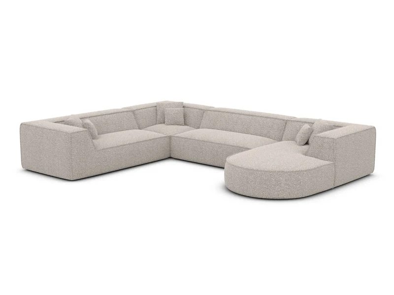 XXL Wohnlandschaft Monterola U-Form aus Stoff