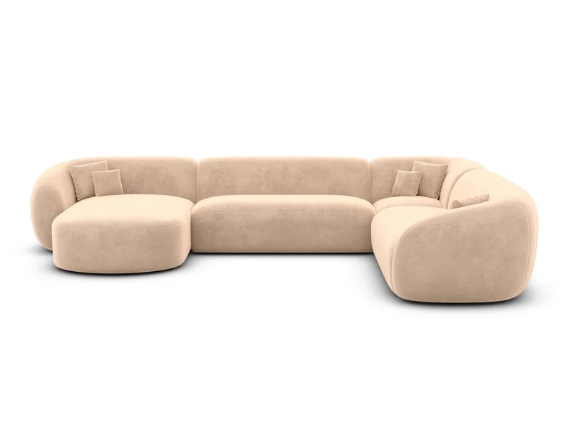 XXL Wohnlandschaft Sorelia U-Form aus Stoff