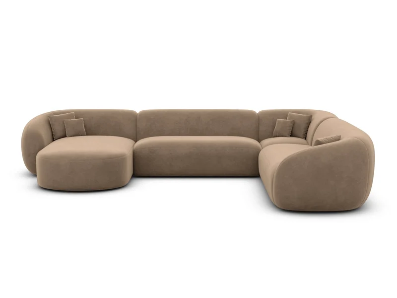 XXL Wohnlandschaft Sorelia U-Form aus Stoff