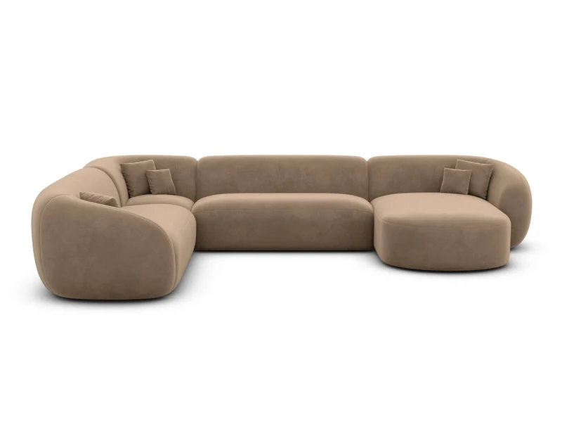 XXL Wohnlandschaft Sorelia U-Form aus Stoff