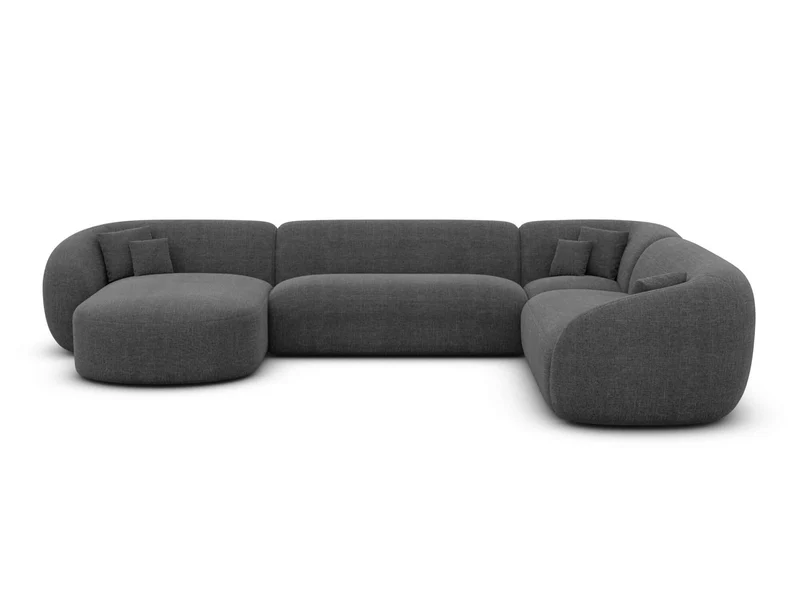 XXL Wohnlandschaft Sorelia U-Form aus Stoff