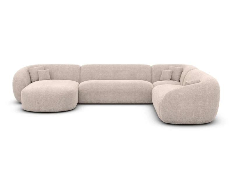 XXL Wohnlandschaft Sorelia U-Form aus Stoff