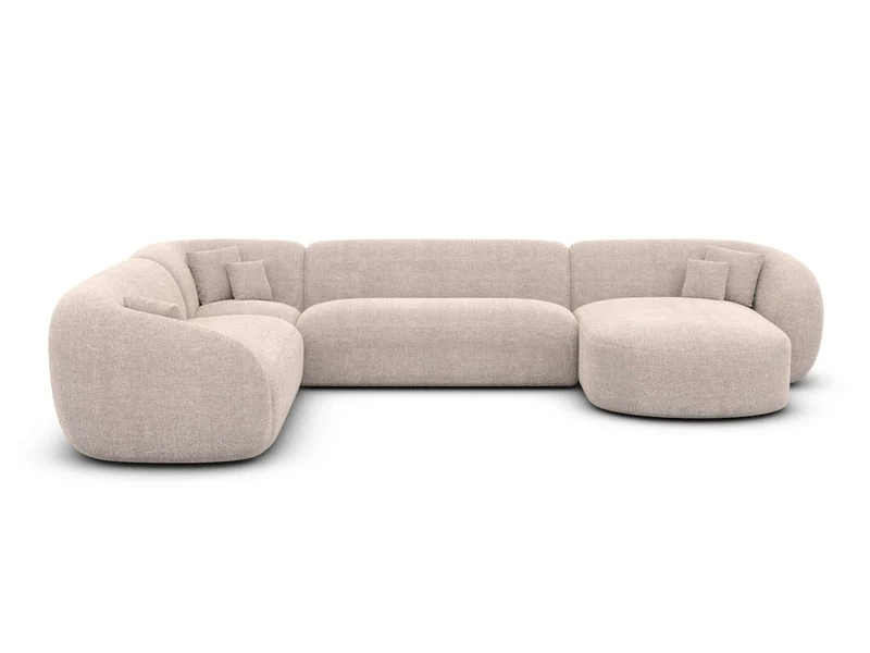 XXL Wohnlandschaft Sorelia U-Form aus Stoff