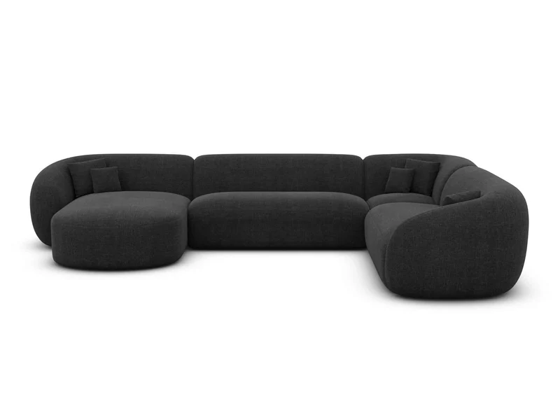 XXL Wohnlandschaft Sorelia U-Form aus Stoff