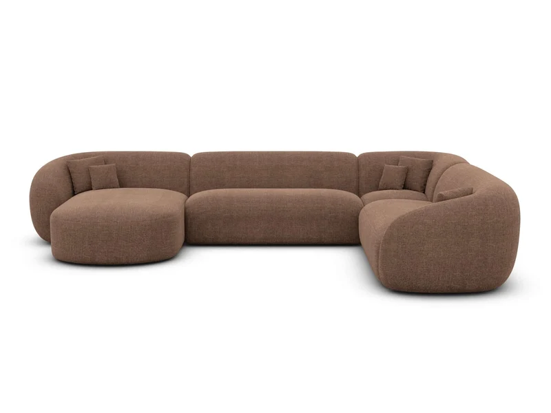 XXL Wohnlandschaft Sorelia U-Form aus Stoff