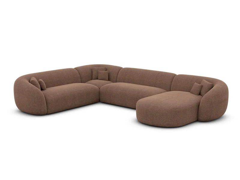 XXL Wohnlandschaft Sorelia U-Form aus Stoff