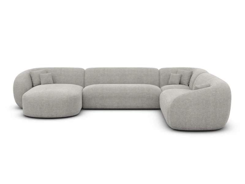 XXL Wohnlandschaft Sorelia U-Form aus Stoff