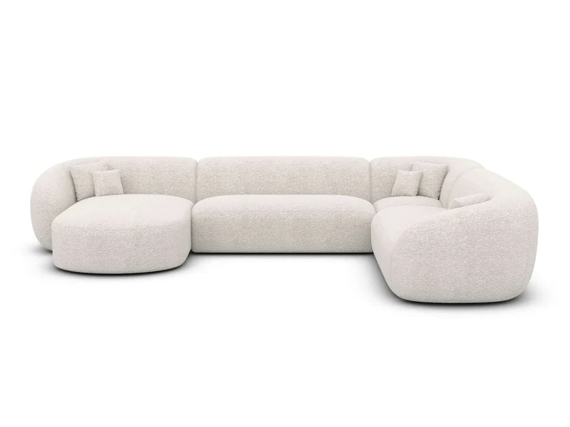 XXL Wohnlandschaft Sorelia U-Form aus Stoff
