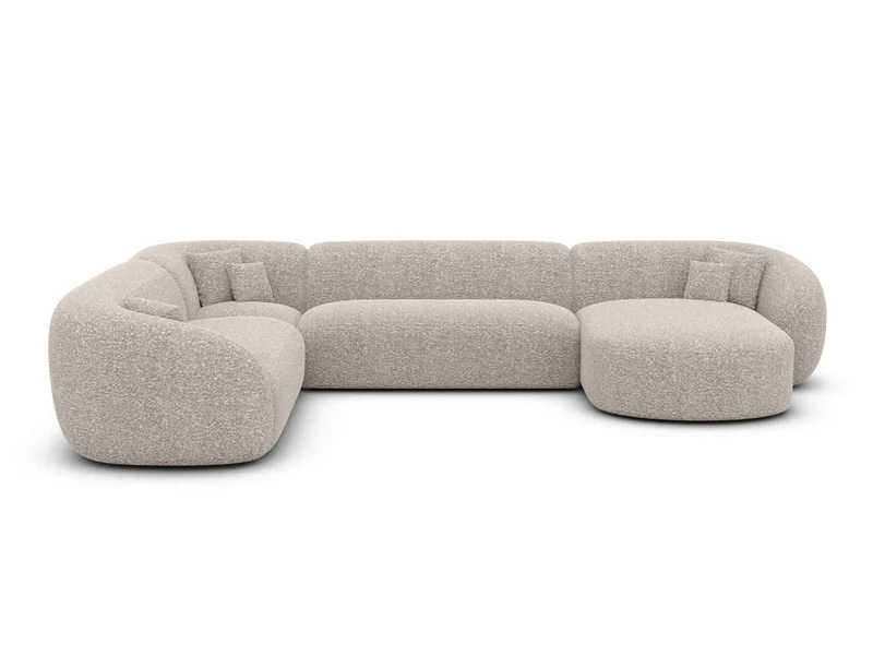 XXL Wohnlandschaft Sorelia U-Form aus Stoff