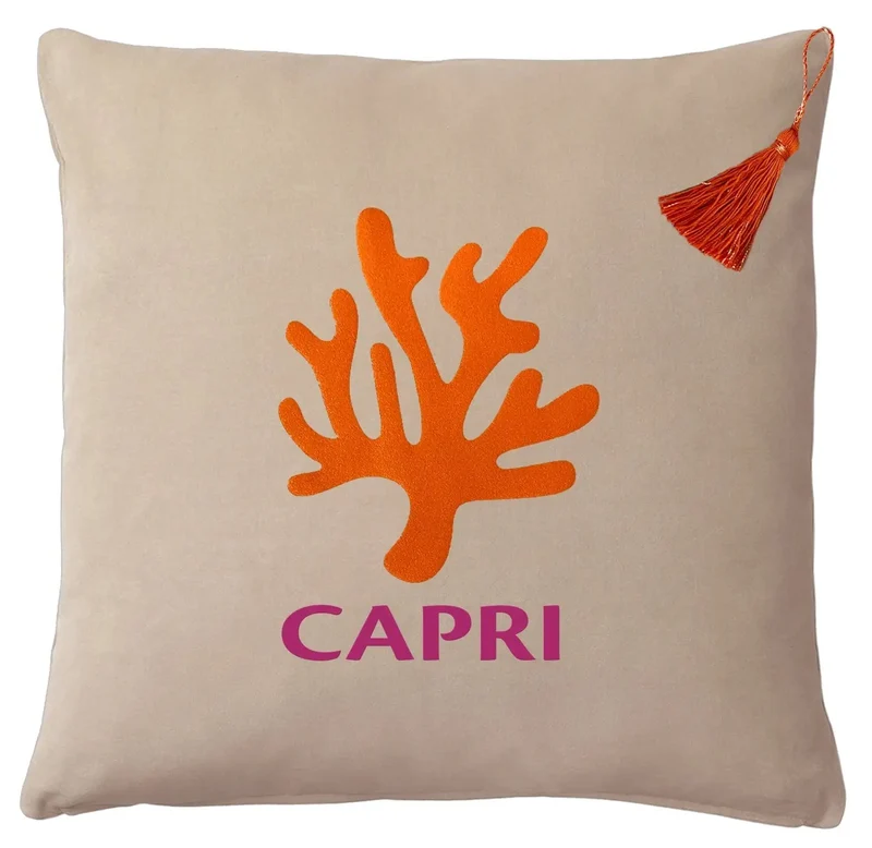 Deko Kissen Samt Capri