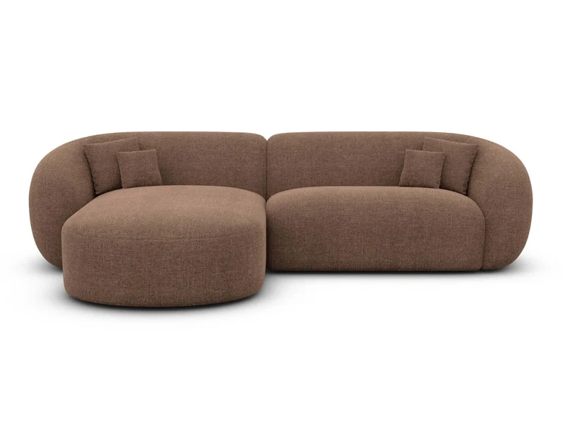 Stoff Ecksofa Sorelia L-Form Kurz