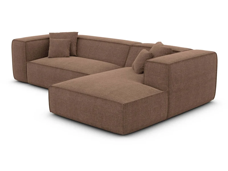 Ecksofa Liranda L-Form aus Stoff