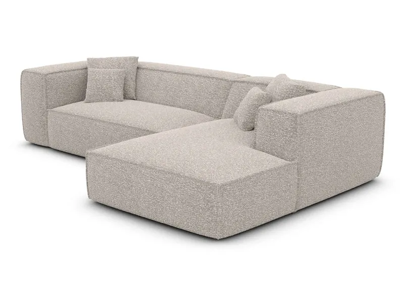 Ecksofa Liranda L-Form aus Stoff