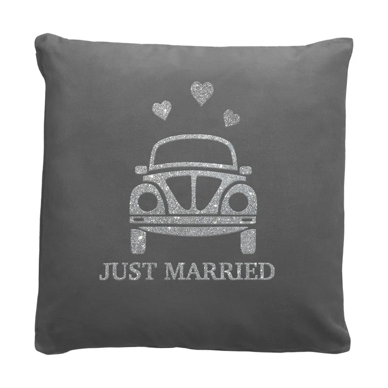 Kissen zur Hochzeit mit Auto