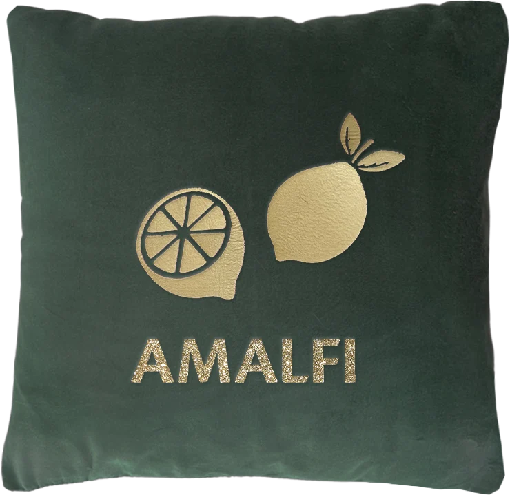 Deko Kissen Samt Amalfi