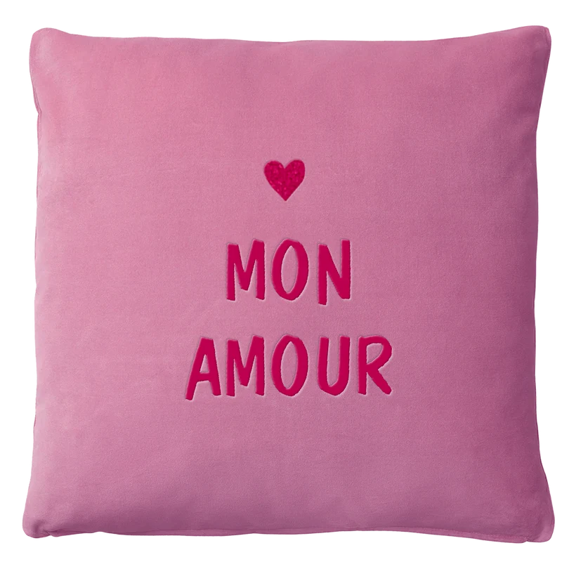 Samtkissen "Mon Amour"