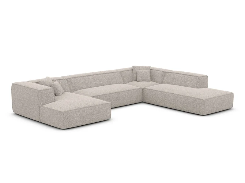 Wohnlandschaft Liranda Lounge U-Form aus Stoff