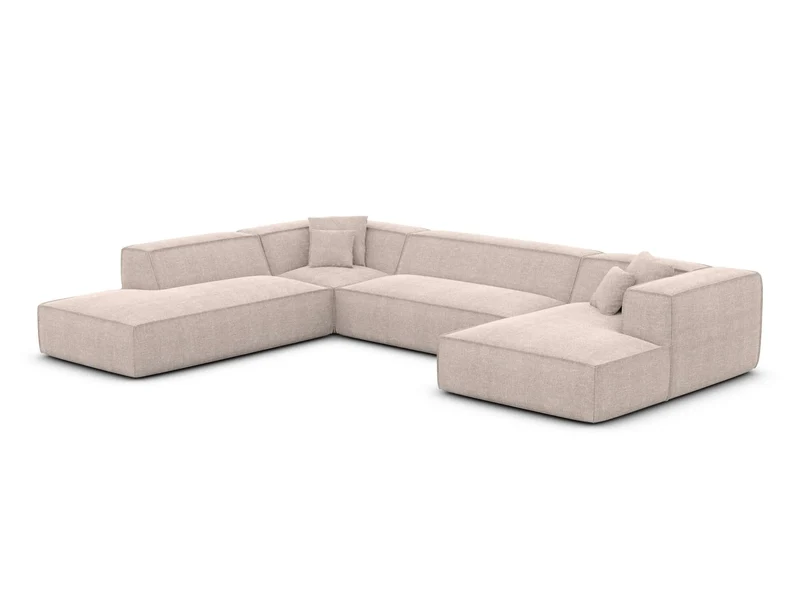 Wohnlandschaft Liranda Lounge U-Form aus Stoff