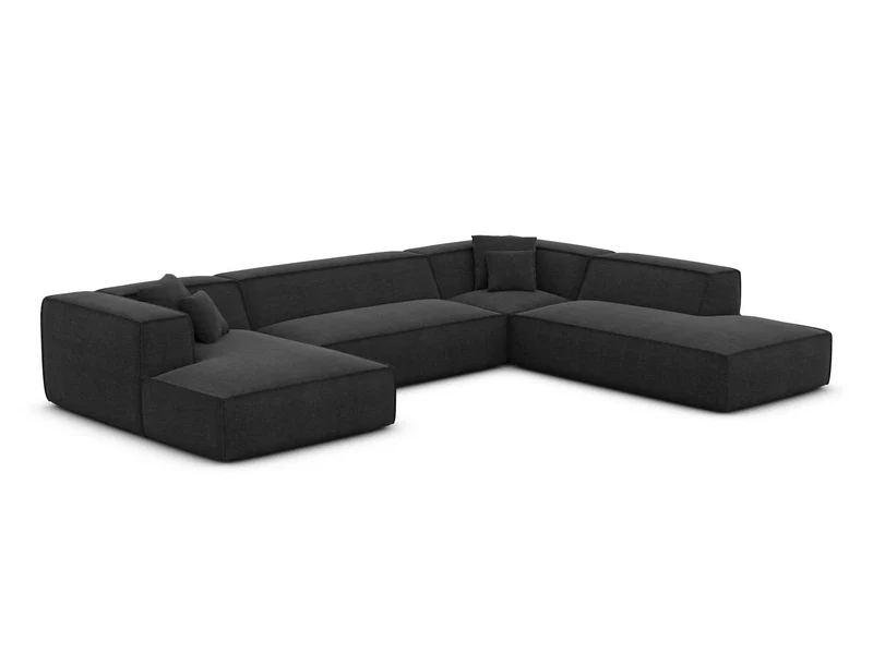 Wohnlandschaft Liranda Lounge U-Form aus Stoff