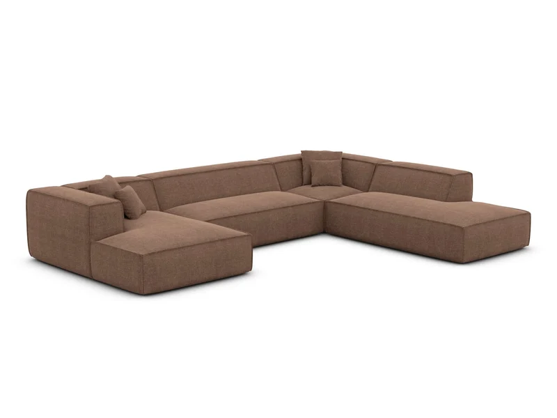Wohnlandschaft Liranda Lounge U-Form aus Stoff