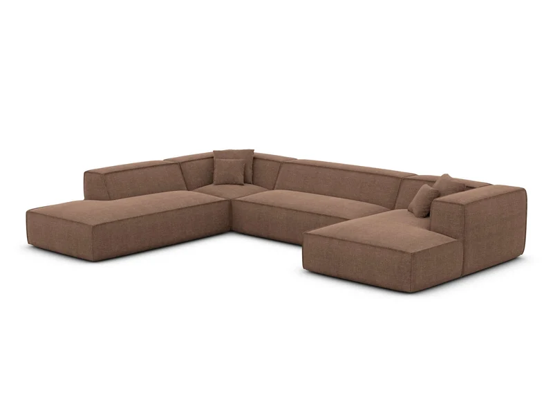 Wohnlandschaft Liranda Lounge U-Form aus Stoff