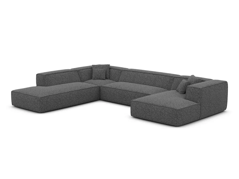 Wohnlandschaft Liranda Lounge U-Form aus Stoff
