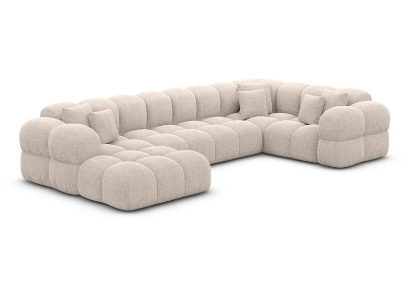 XL Wohnlandschaft Monteverde U-Form aus Stoff