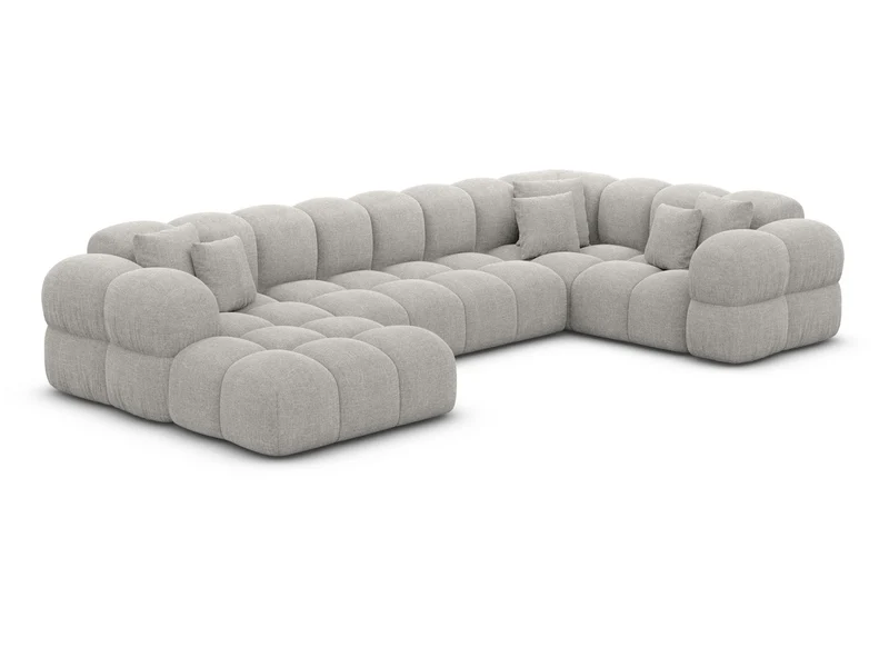 XL Wohnlandschaft Monteverde U-Form aus Stoff