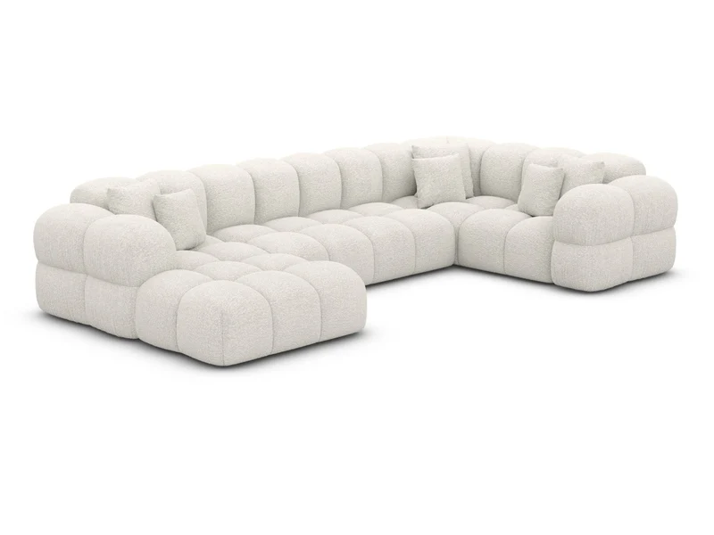XL Wohnlandschaft Monteverde U-Form aus Stoff