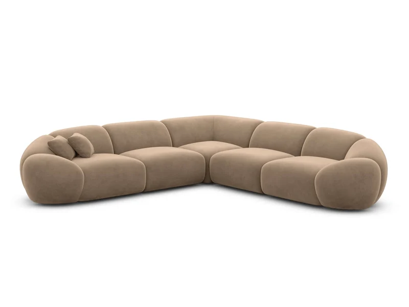Ecksofa Solverde L-Form aus Stoff