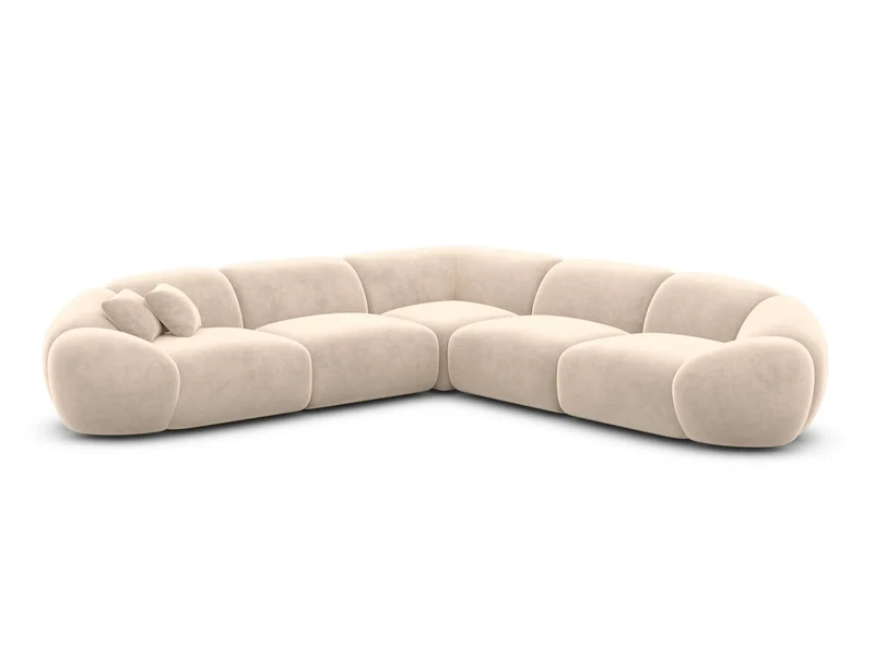 Ecksofa Solverde L-Form aus Stoff