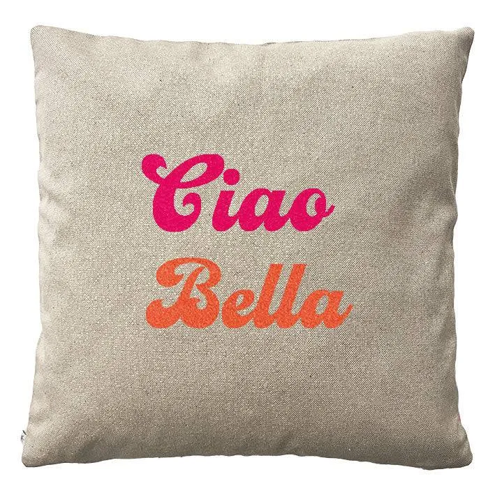 Deko Kissen Leinen Ciao Bella